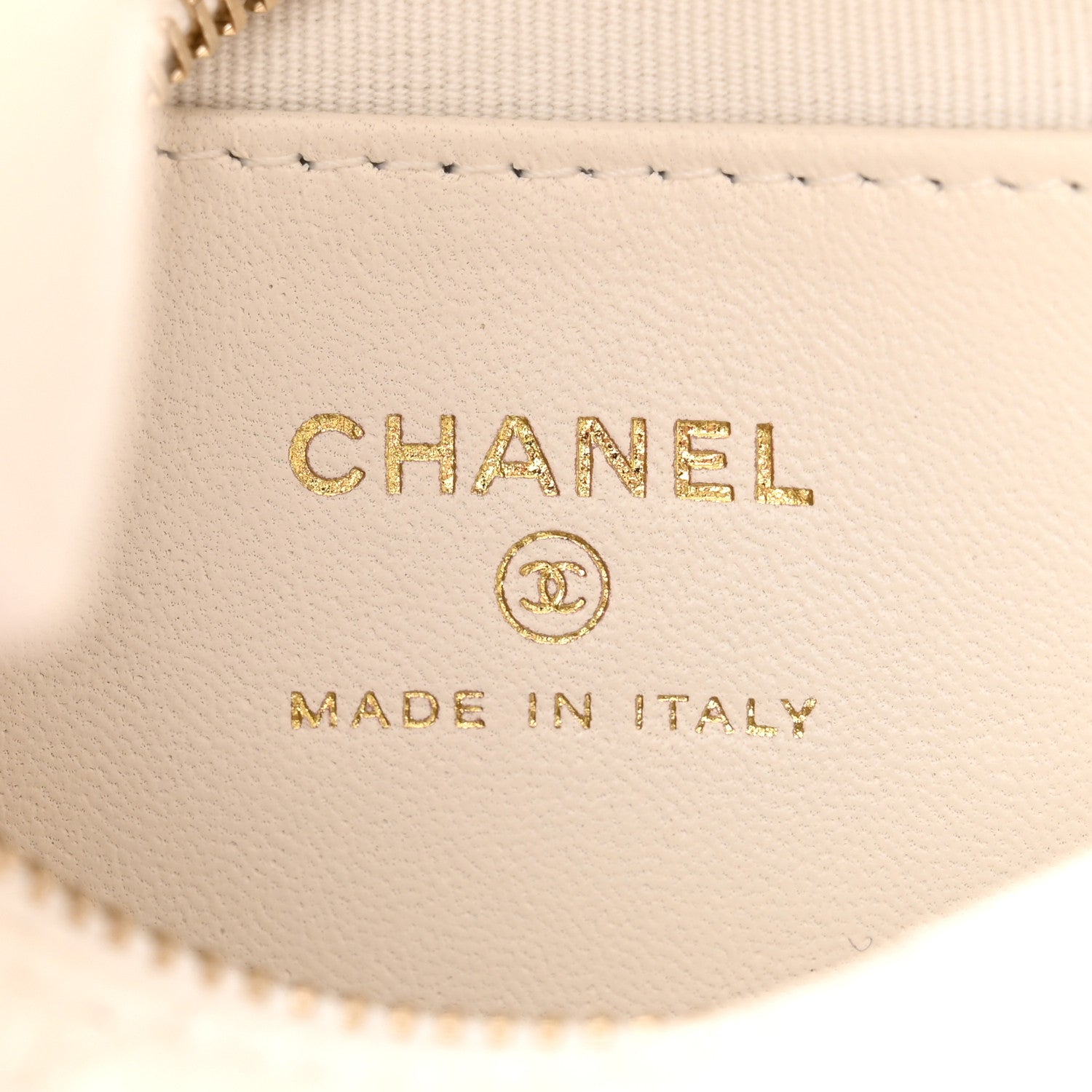 Chanel Lambskin Quilted Chain Around Pouch Hobo White 6 of 11
