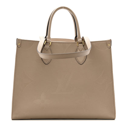 Louis Vuitton Empreinte Monogram Giant Onthego MM Tourterelle 1 of 13