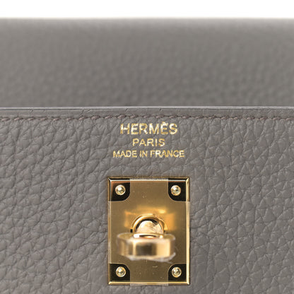Hermes Togo Kelly Retourne 25 Etain 5 of 9