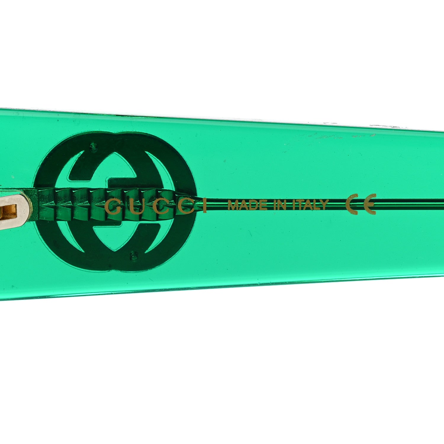 Gucci Square Web Frame GG0178S Sunglasses Green Red 6 of 8