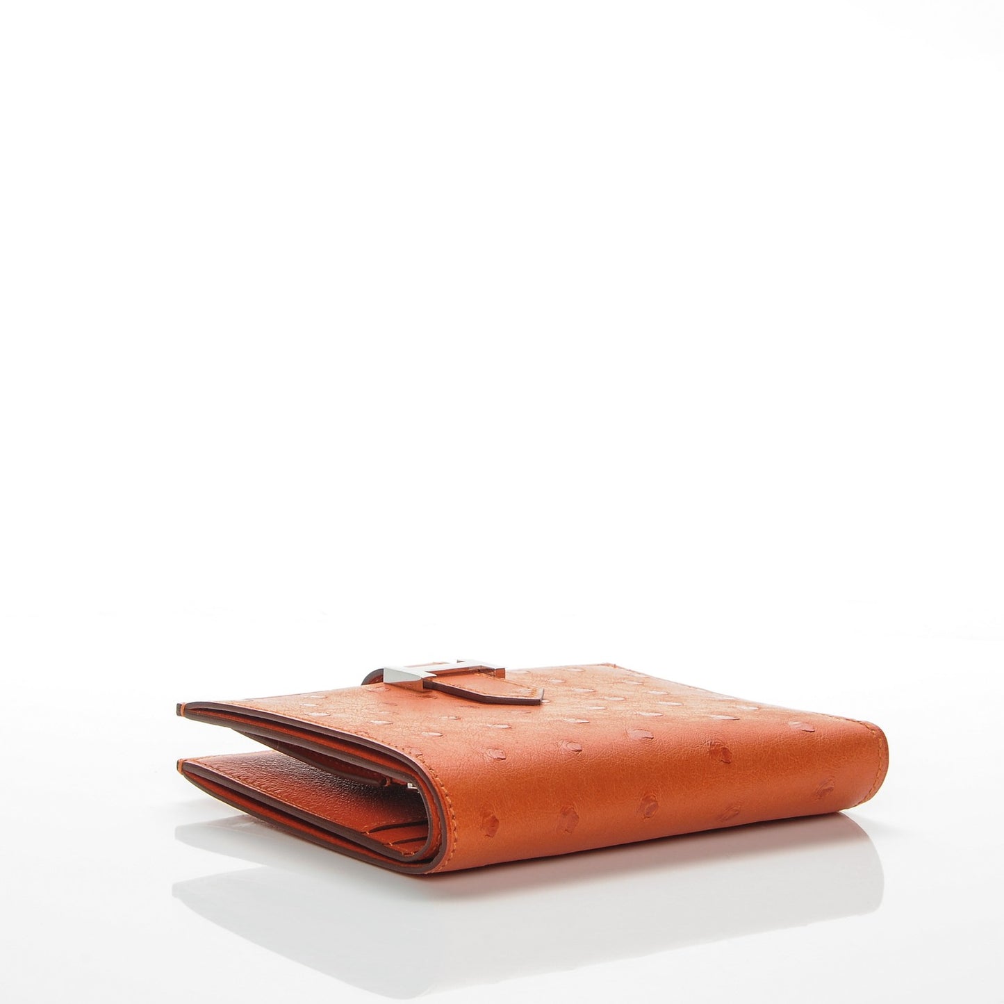 Ostrich Bearn Compact Wallet Orange