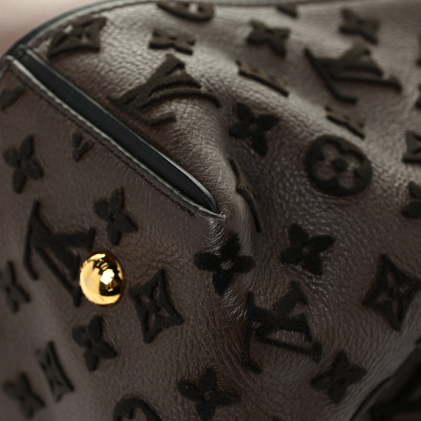 Cuir Orfevre Veau Cachemire Tote W GM Gris