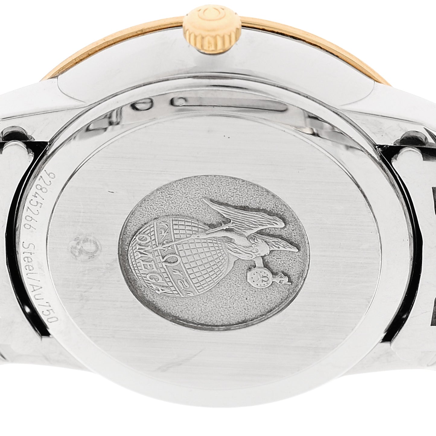 Stainless Steel 18K Red Gold 27mm De Ville Prestige Quartz Watch Champagne 424.20.27.60.52.003
