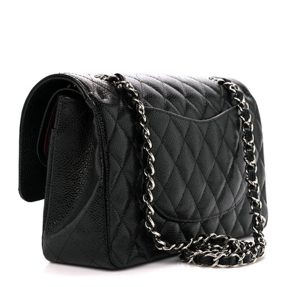 Chanel Caviar Quilted Medium Double Flap Black 3 of 11