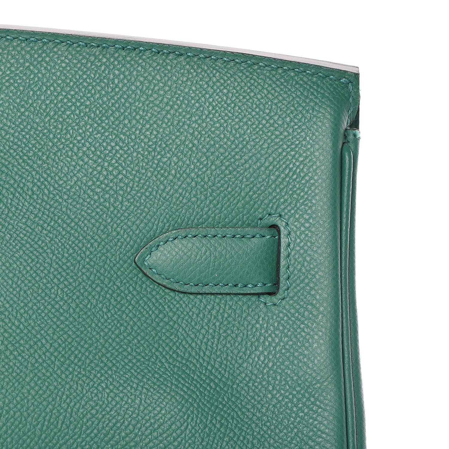 Hermes Epsom Birkin 35 Vert Vertigo 9 of 38