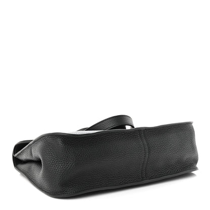 Hermes Taurillon Clemence Halzan 31 GM Black 4 of 13