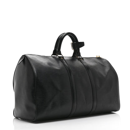 Louis Vuitton Epi Keepall 45 Black 2 of 9