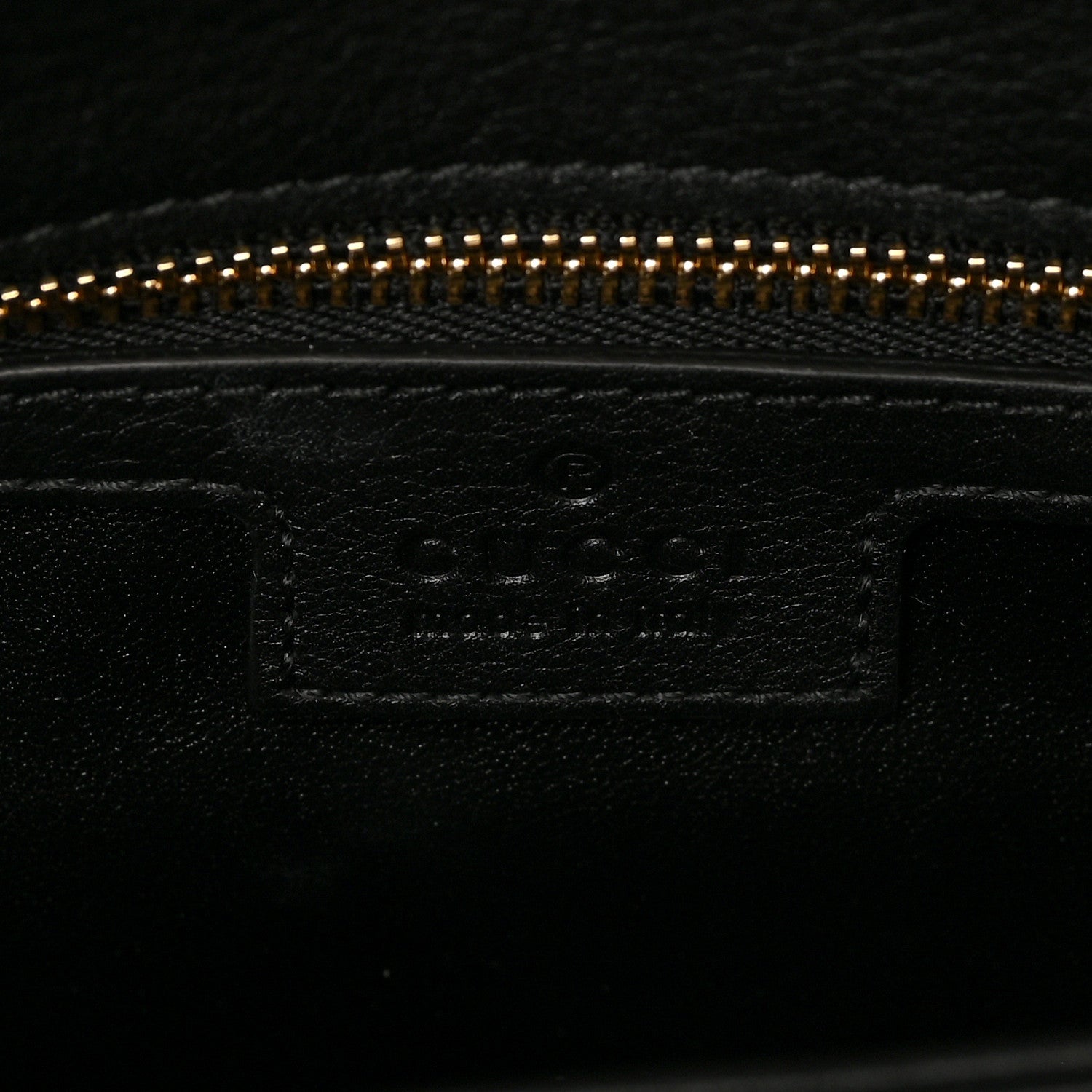 Gucci Roxy Calfskin Blondie Chain Shoulder Flap Bag Black 6 of 8