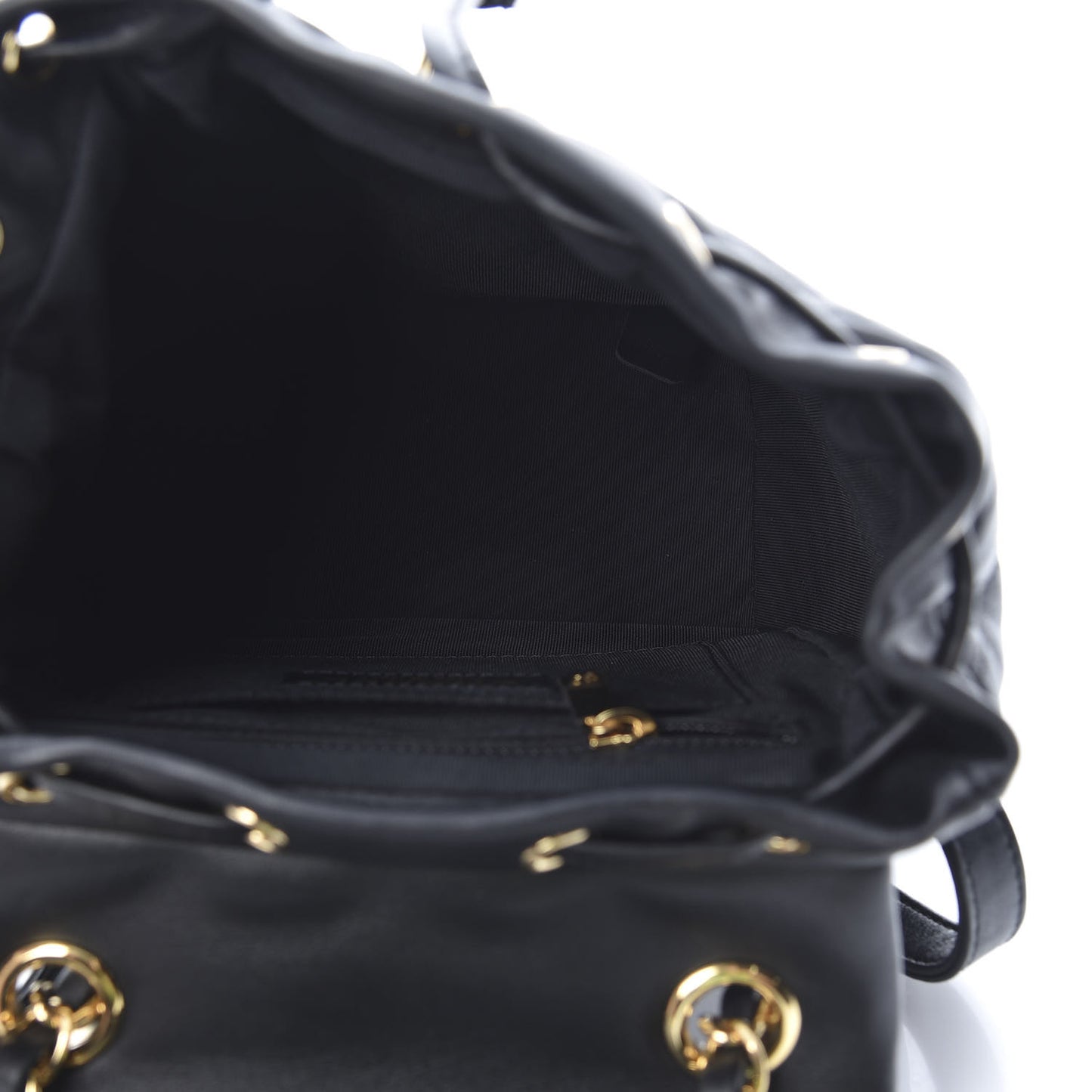 Calfskin Quilted Mini Urban Spirit Backpack Black