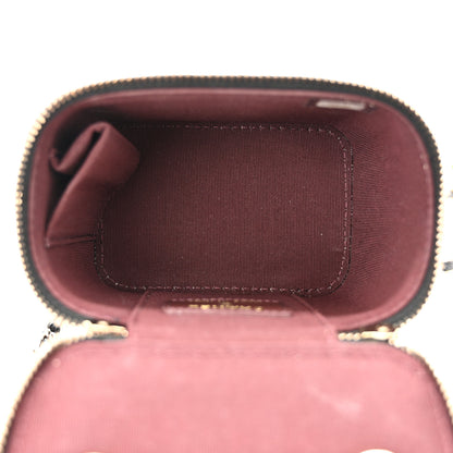 Chanel Caviar Quilted Mini Vanity Case With Chain Black 5 of 11
