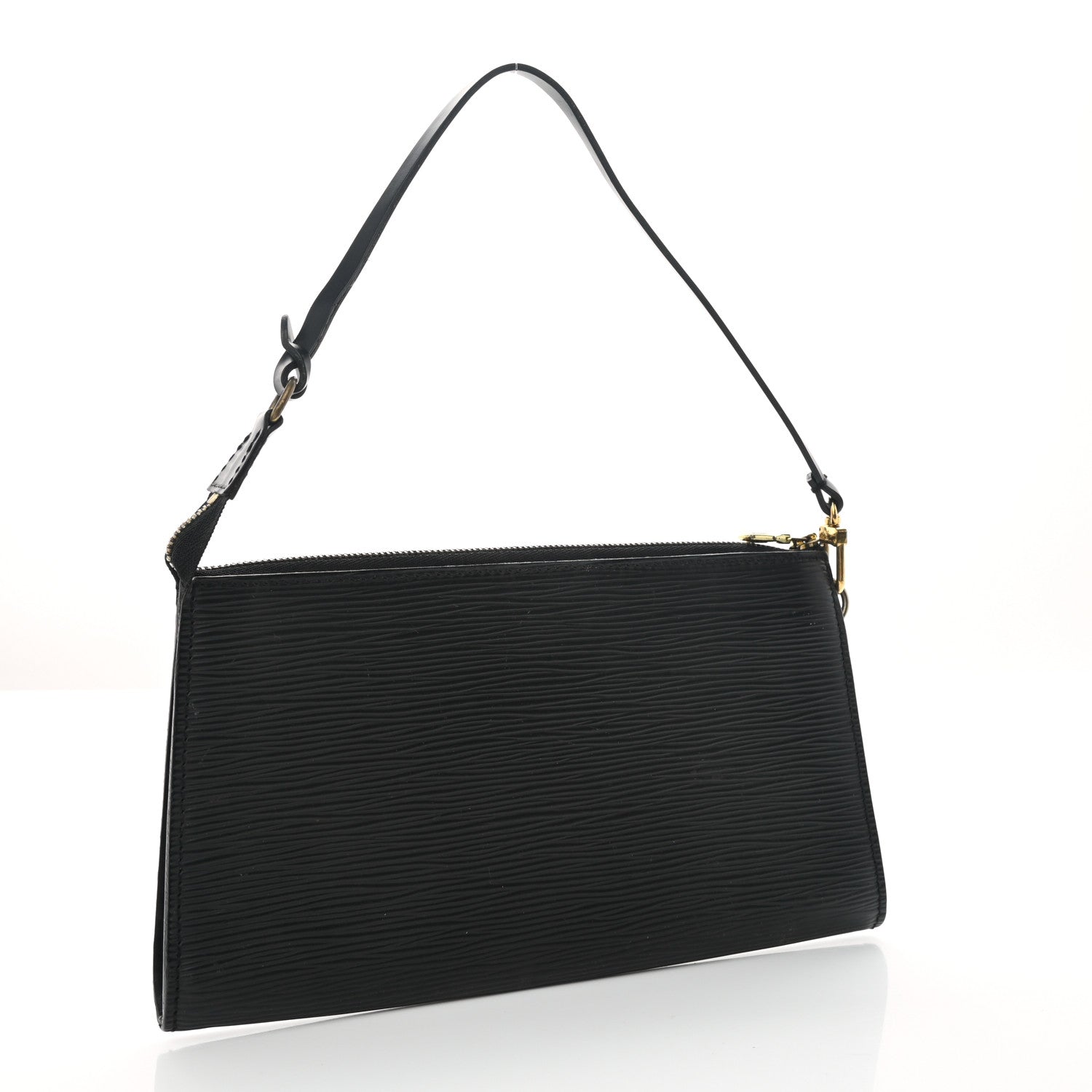Louis Vuitton Epi Pochette Accessories 24 Black 3 of 7