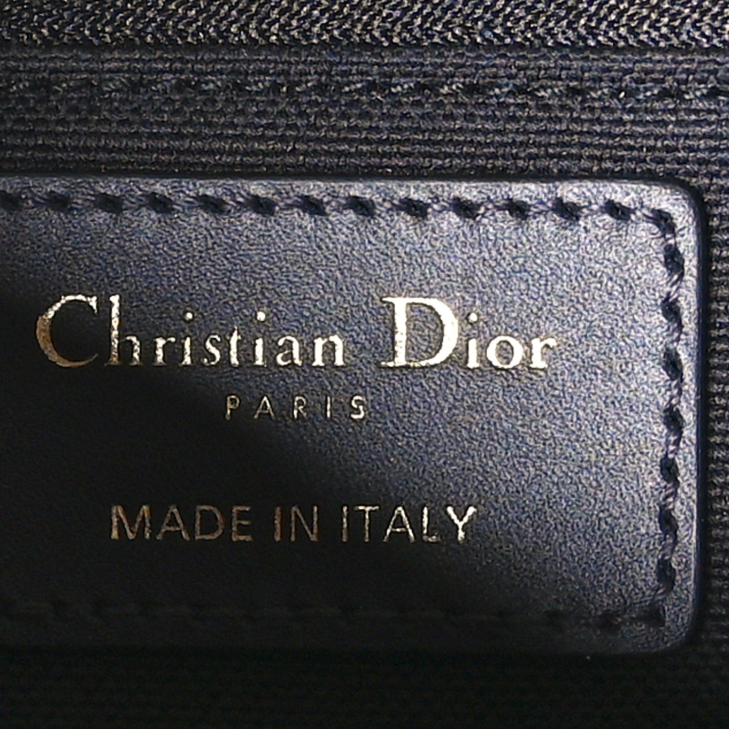 Christian Dior Oblique 30 Montaigne Flap Bag Blue 6 of 10