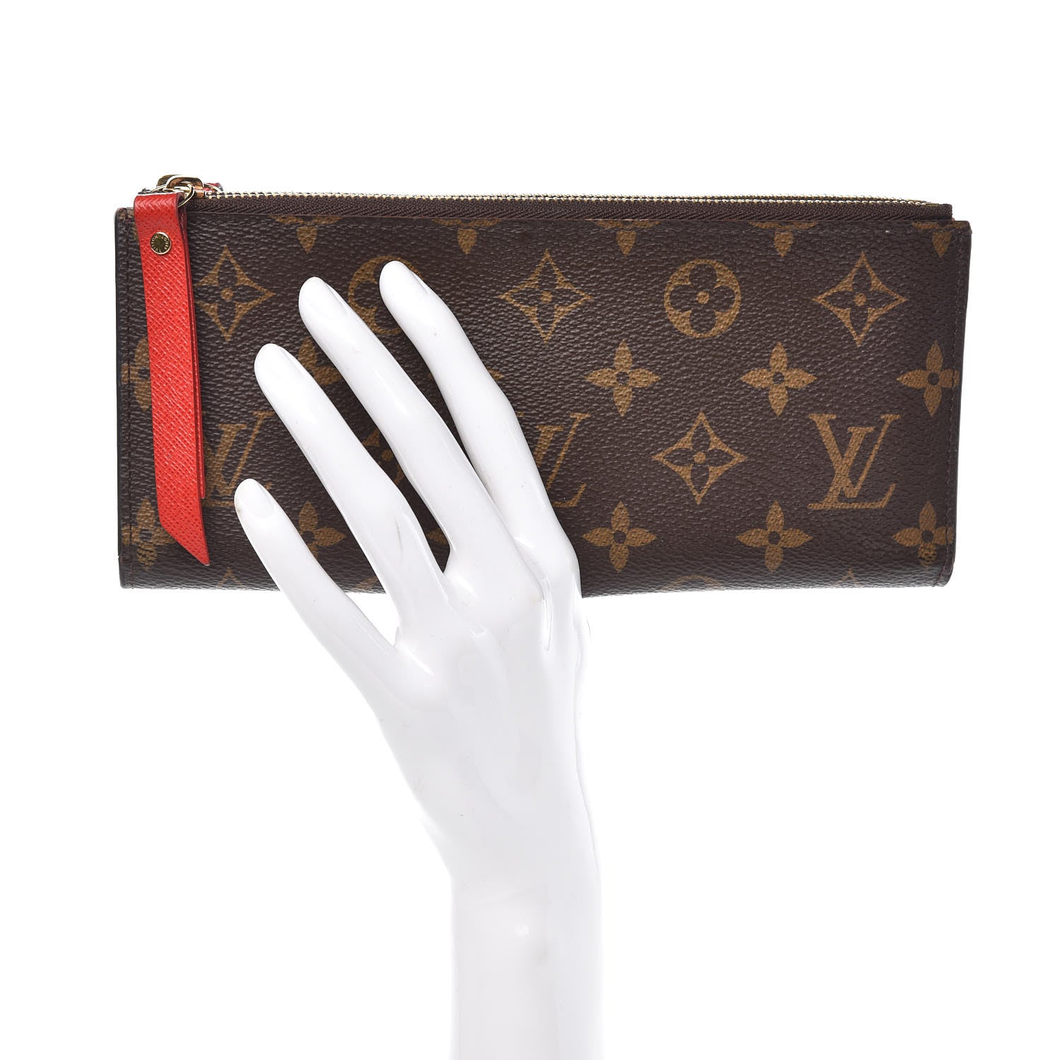 Louis Vuitton Monogram Adele Wallet Coquelicot 2 of 11