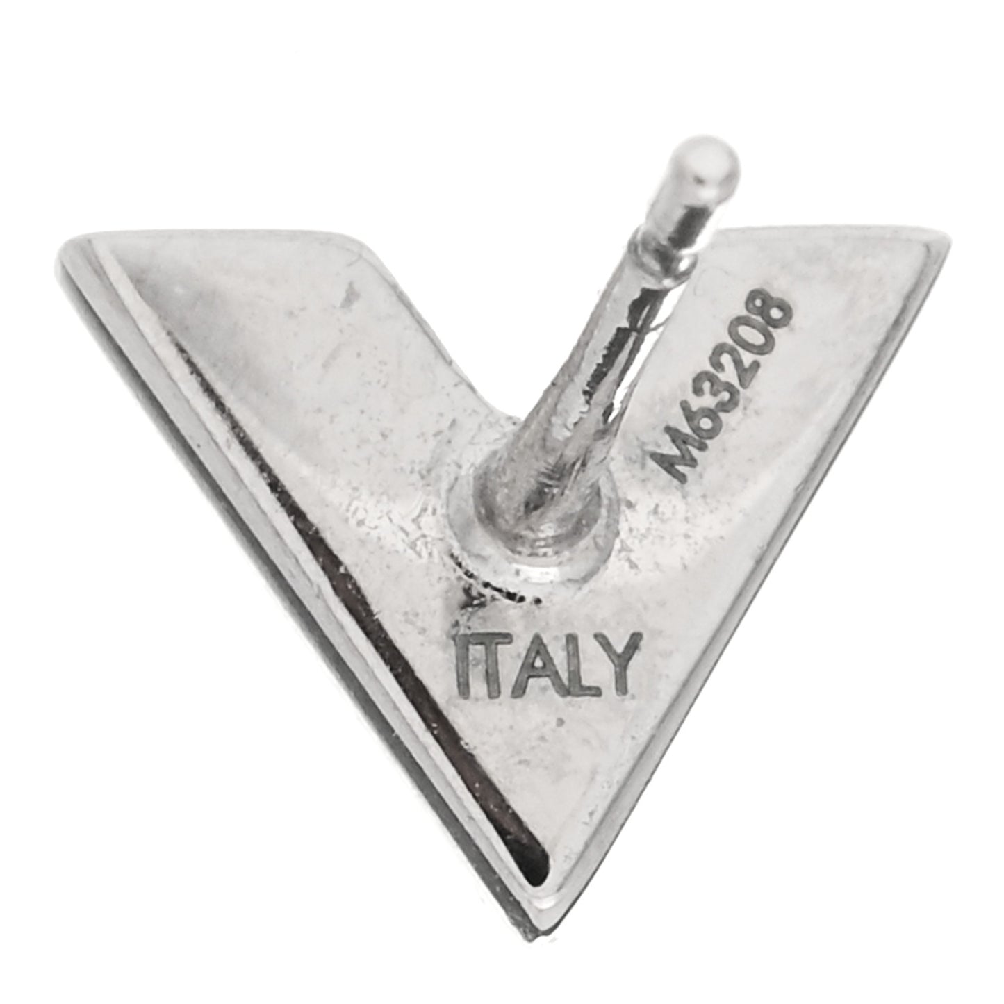 Essential V Stud Earrings Silver