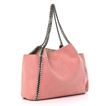 Stella McCartney Shaggy Deer Falabella Reversible Tote Blush Pink Beige 4 of 14
