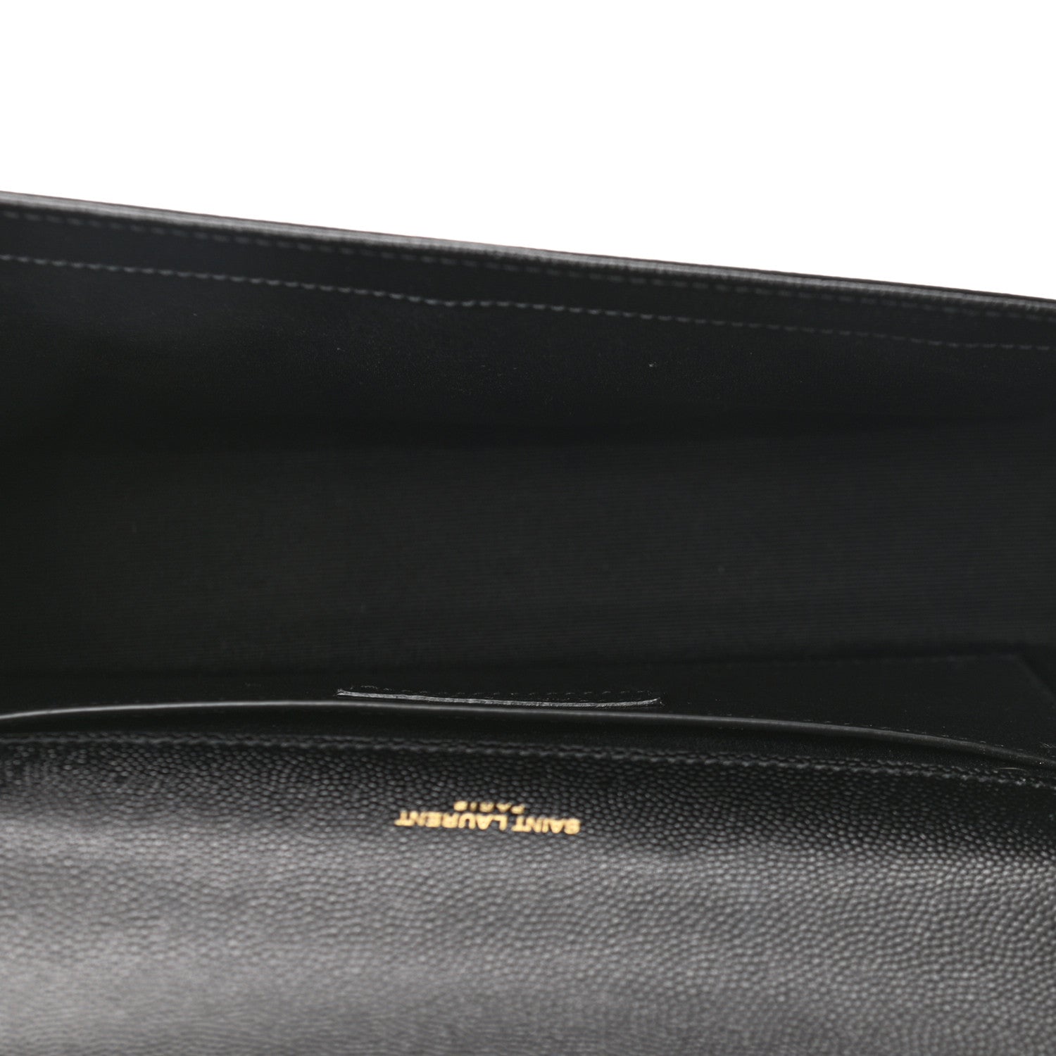 Saint Laurent Grain De Poudre Medium Classic Monogram Kate Satchel Black 5 of 9