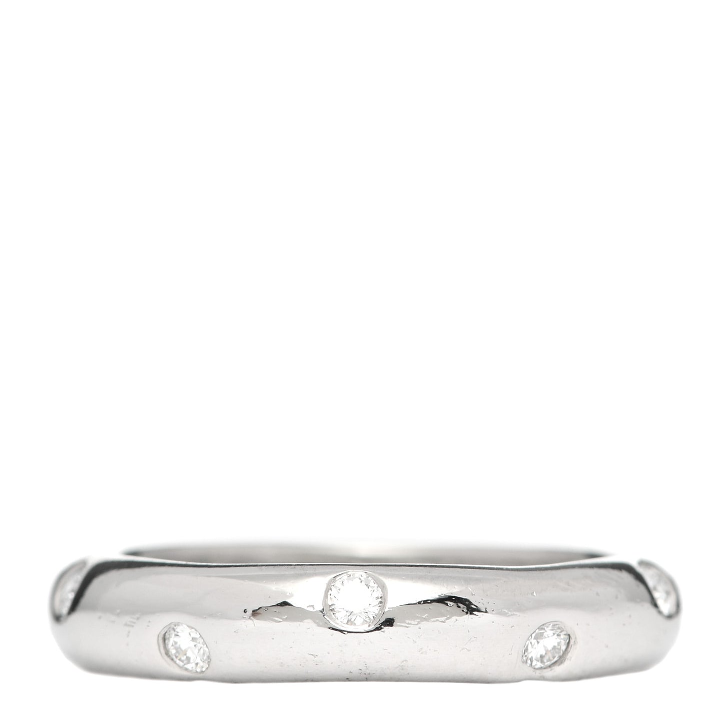 Platinum Diamond 4mm Etoile Band Ring 55 7.25