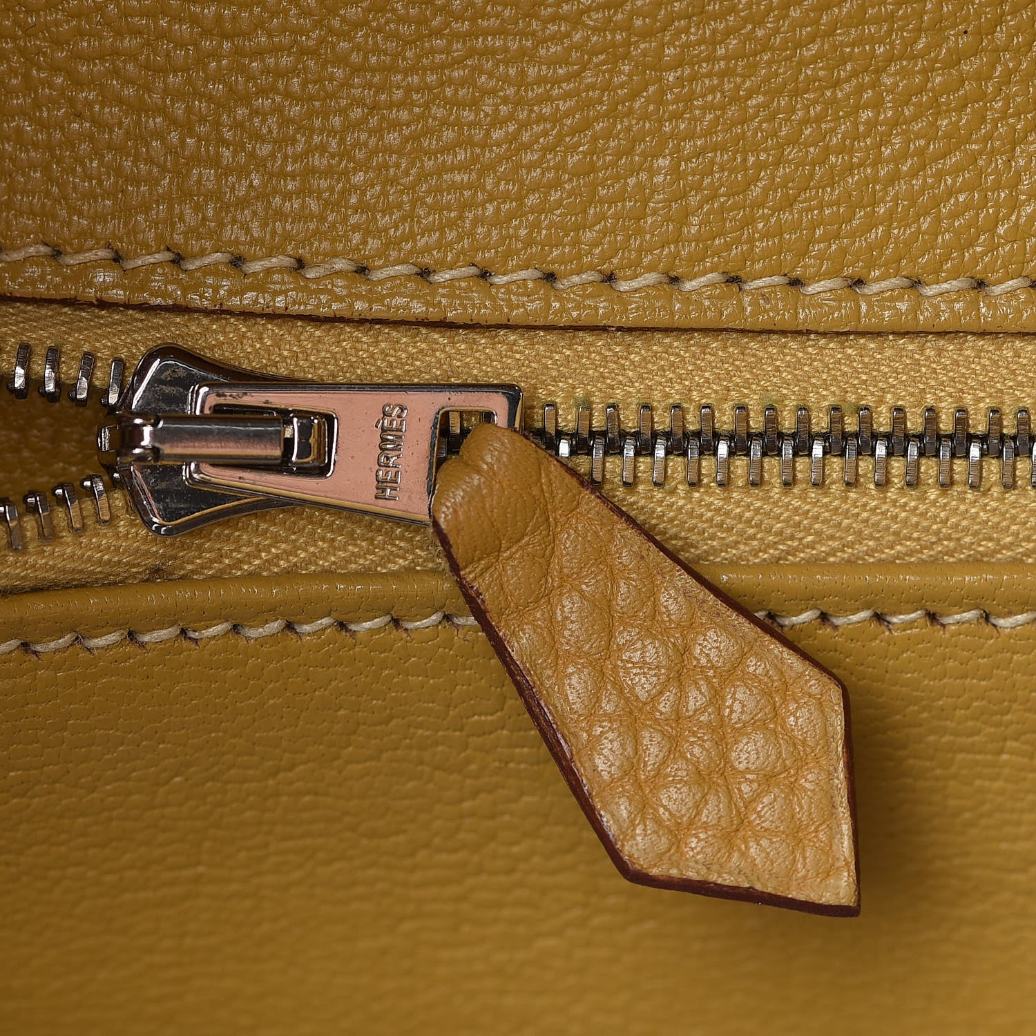 Hermes Taurillon Clemence Birkin 35 Curry 15 of 43
