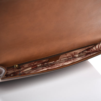 Gucci Calfskin Animalier Clutch Brown 5 of 8