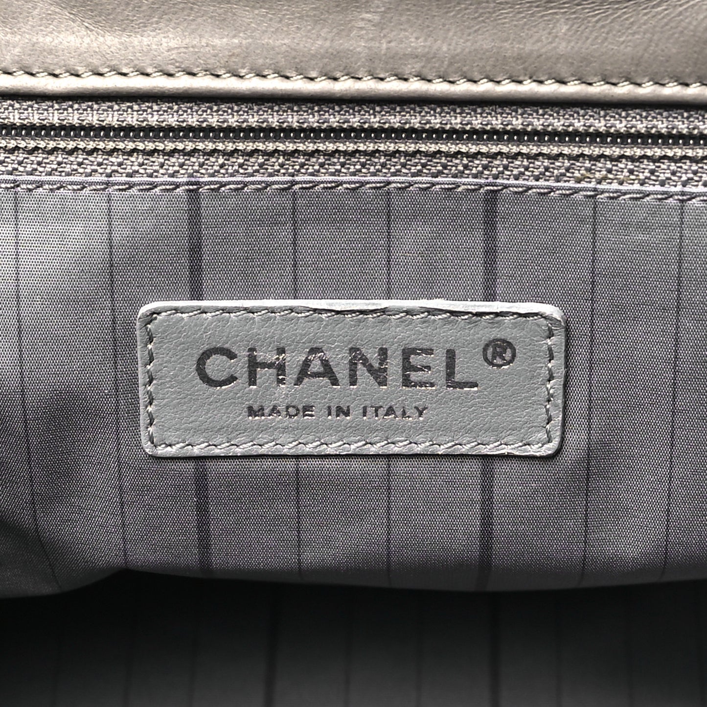 Glazed Calfskin Small Mademoiselle Lock Kelly Flap Bag Grey