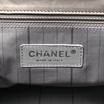 Chanel Glazed Calfskin Small Mademoiselle Lock Kelly Flap Bag Grey 6 of 10