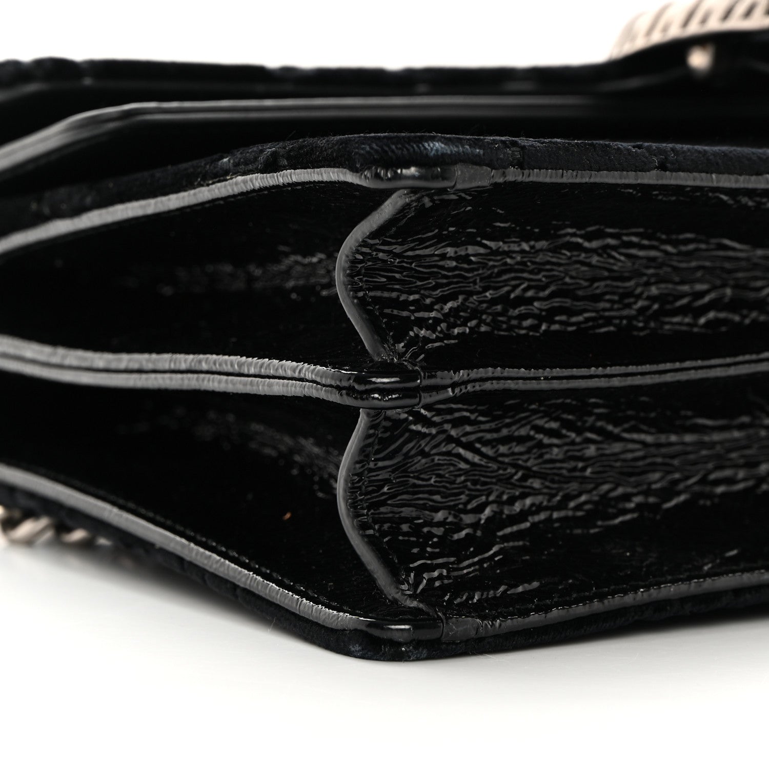 Gucci Velvet GG Monogram Small Dionysus Shoulder Bag Black 9 of 14