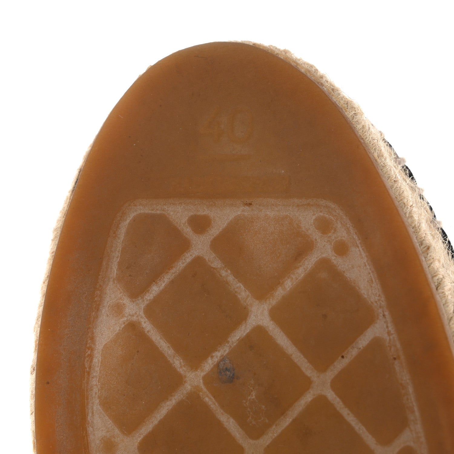 Chanel Lambskin CC Espadrilles 40 Black 9 of 10