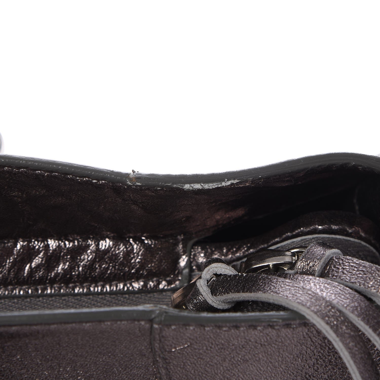 Balenciaga Metallic Agneau Classic Hardware City Pewter 11 of 11