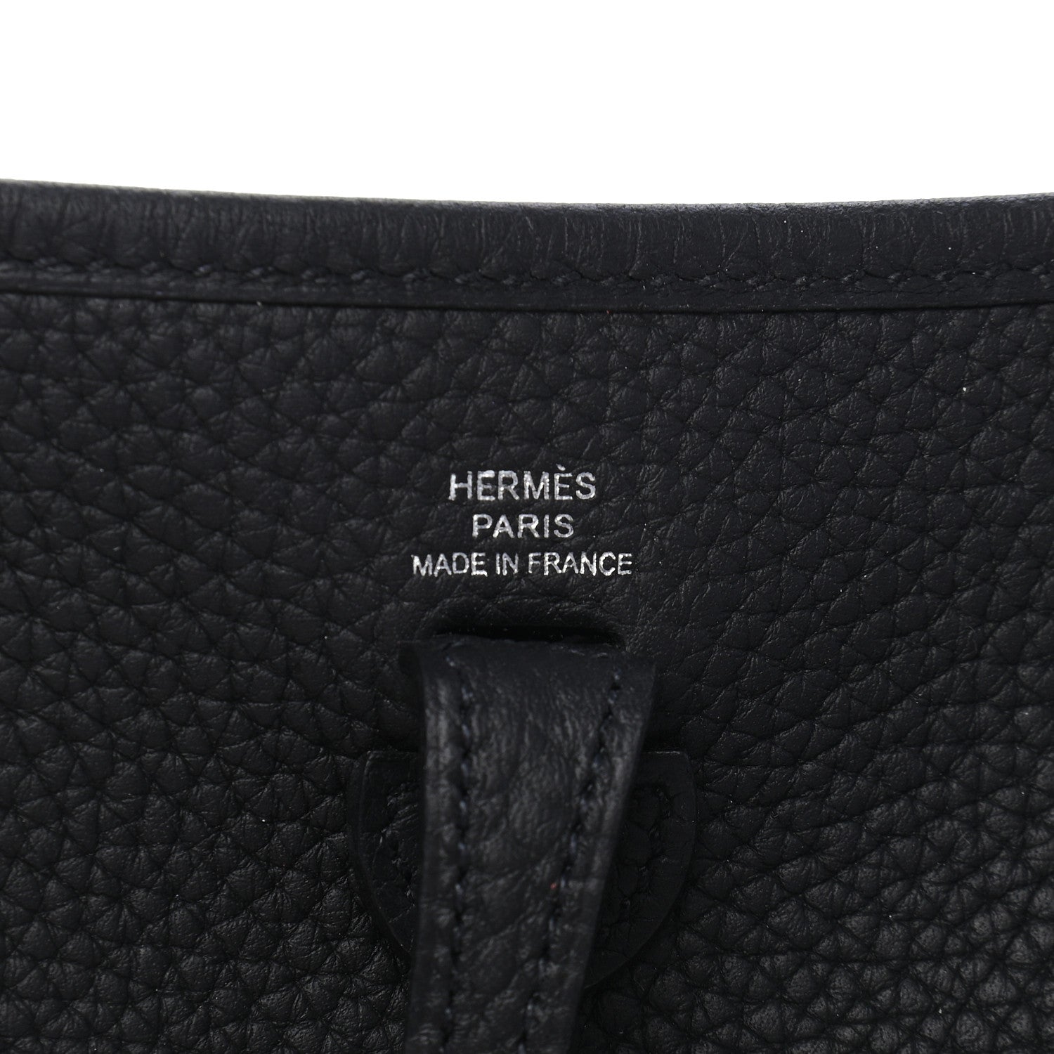 Hermes Taurillon Clemence Evelyne TPM Black 6 of 9