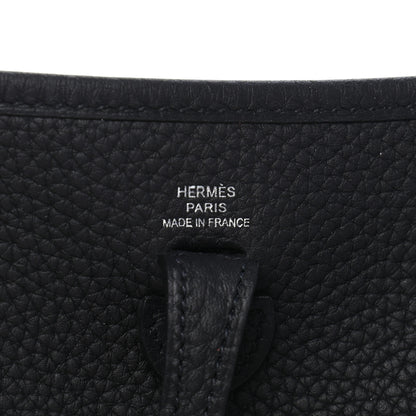 Hermes Taurillon Clemence Evelyne TPM Black 6 of 9