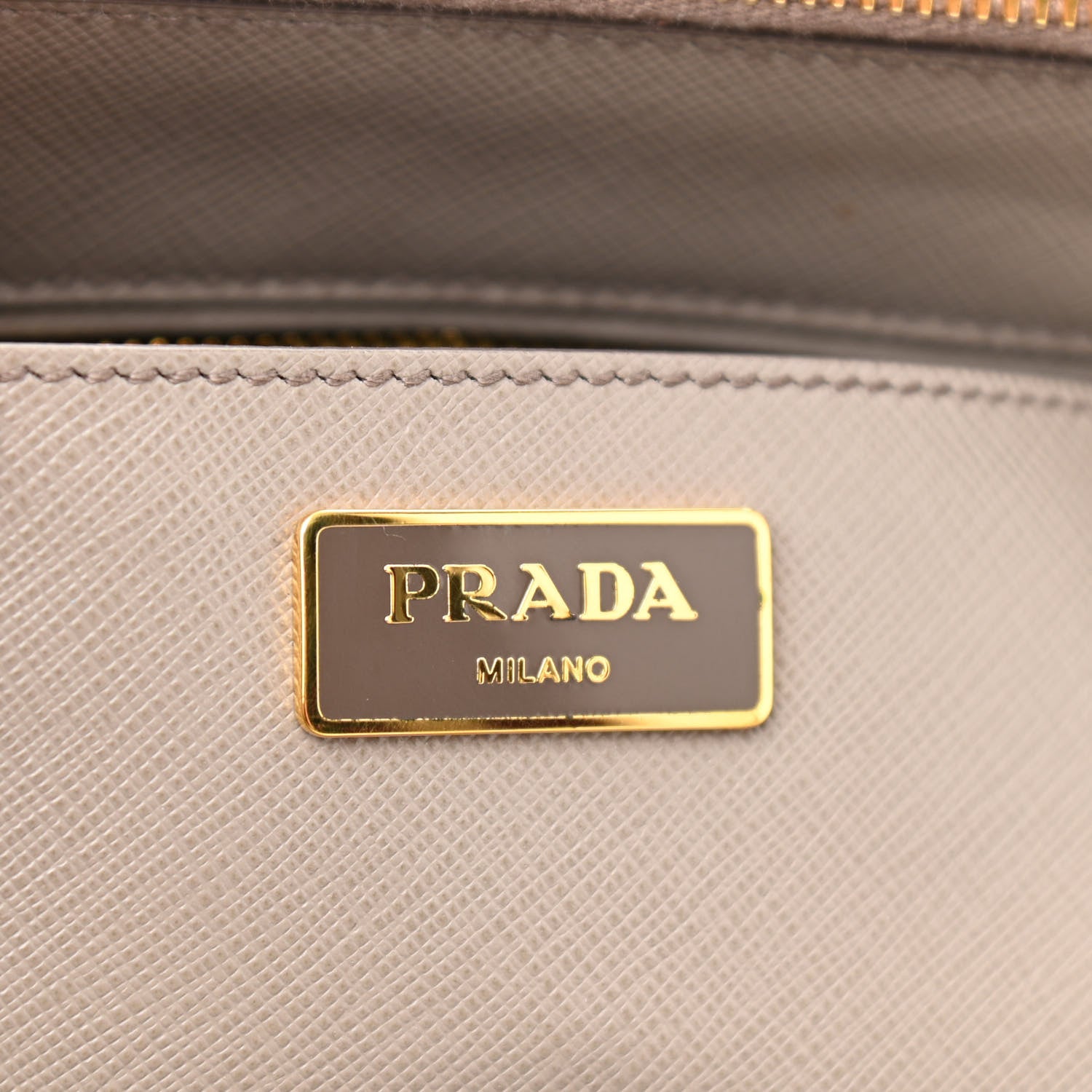 Prada Saffiano Large Galleria Double Zip Tote Argilla 6 of 7
