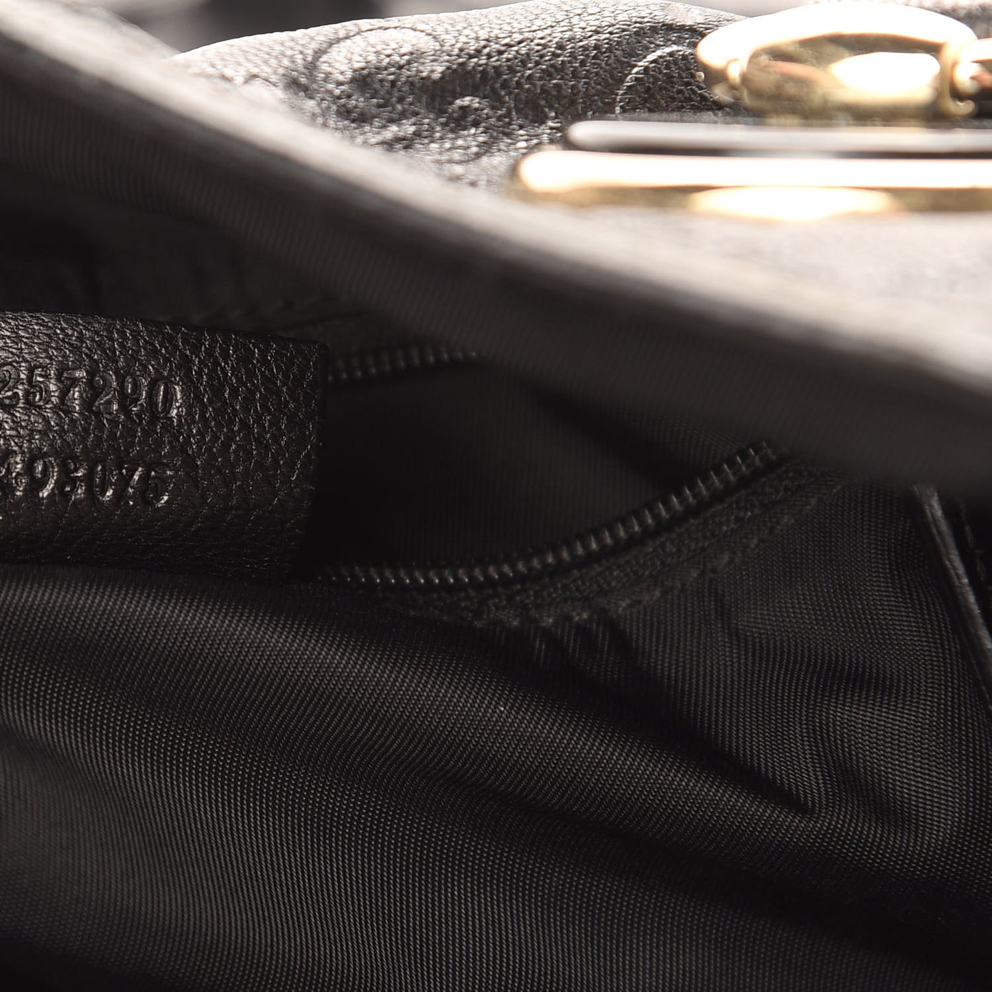 Guccissima Full Moon Tote Black