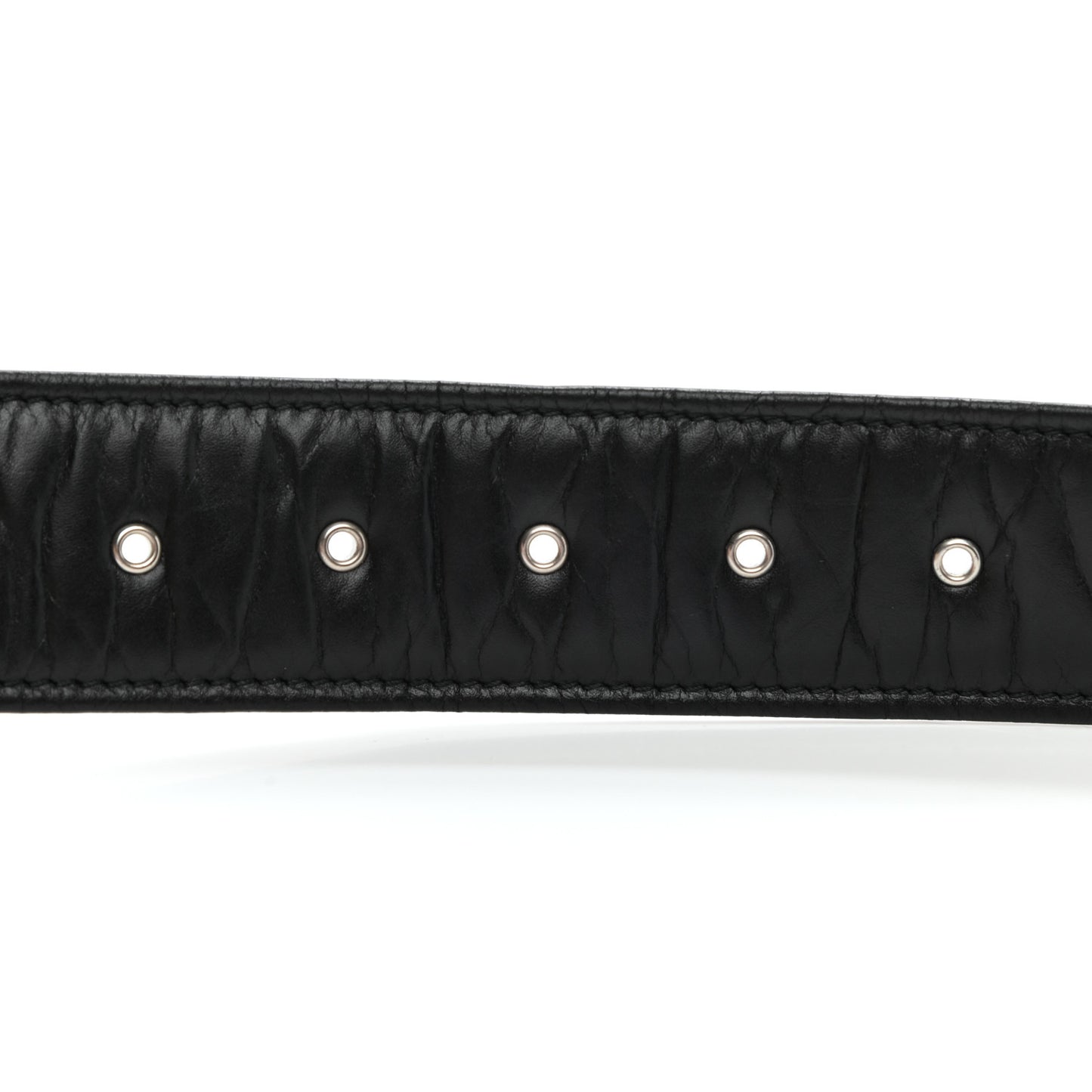 Lambskin Lucky Charms CC Belt 80 32 Black