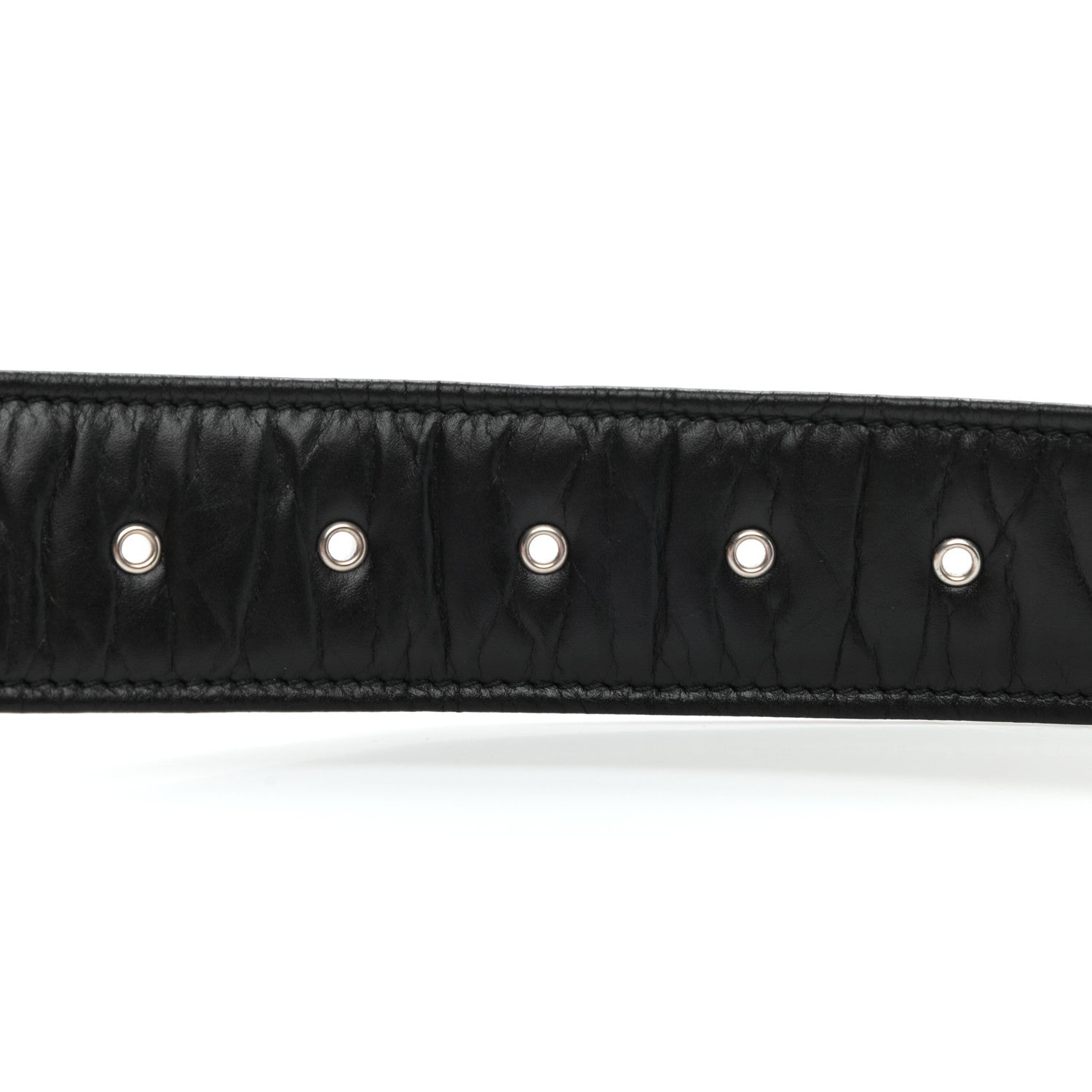 Chanel Lambskin Lucky Charms CC Belt 80 32 Black 3 of 9