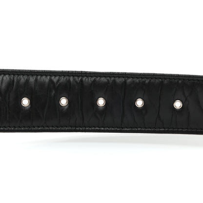 Chanel Lambskin Lucky Charms CC Belt 80 32 Black 3 of 9
