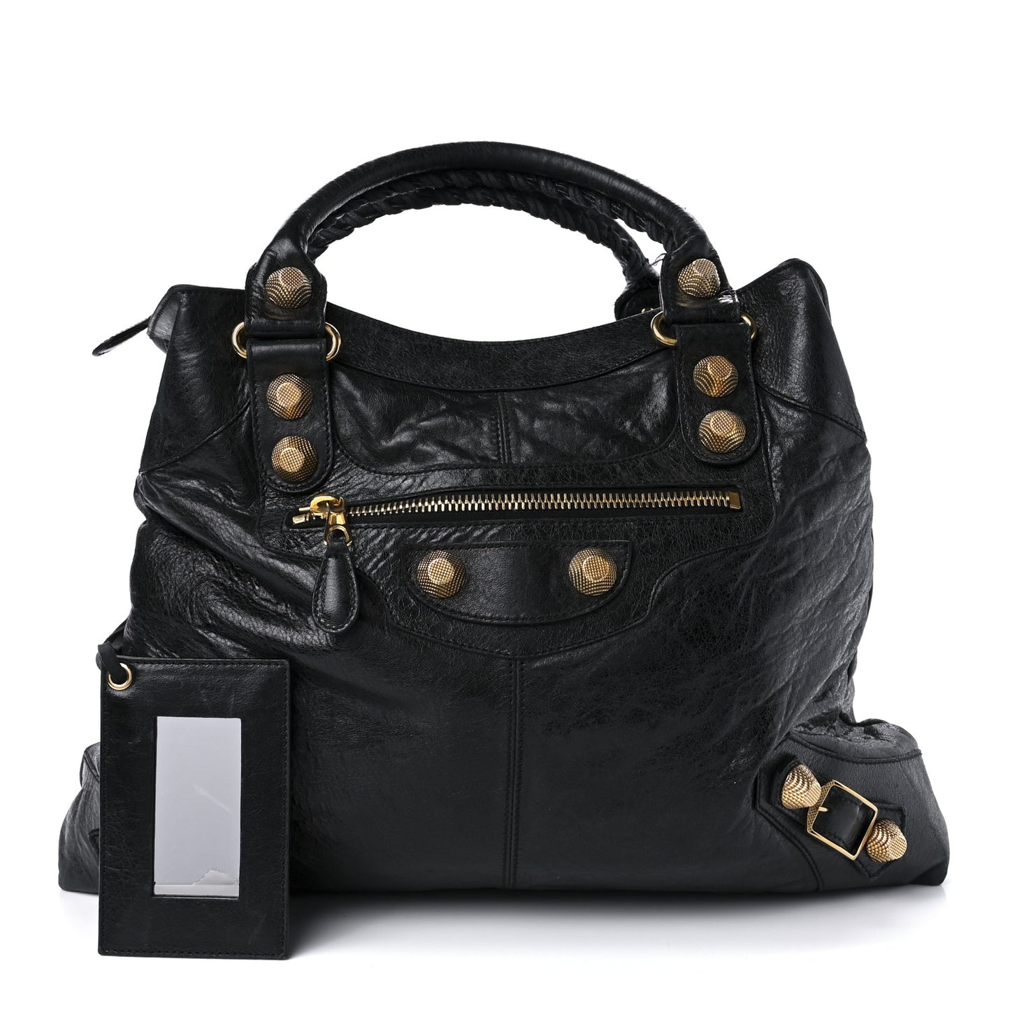 Agneau Giant 21 Gold Hardware Brief Black