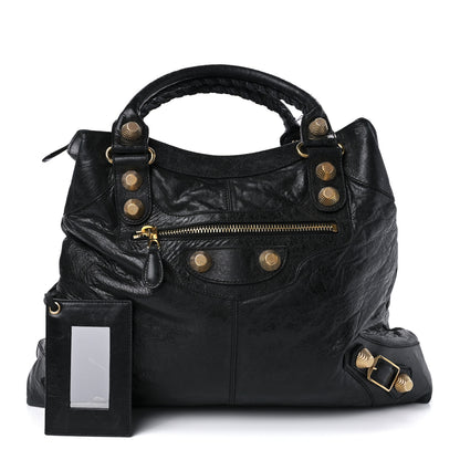 Balenciaga Agneau Giant 21 Gold Hardware Brief Black 1 of 8