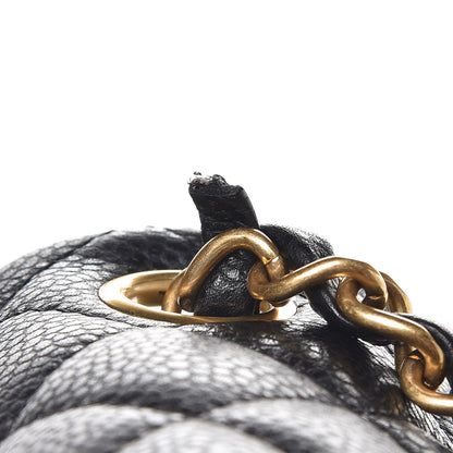 Chanel Caviar Quilted Mini Square Flap Black 9 of 10