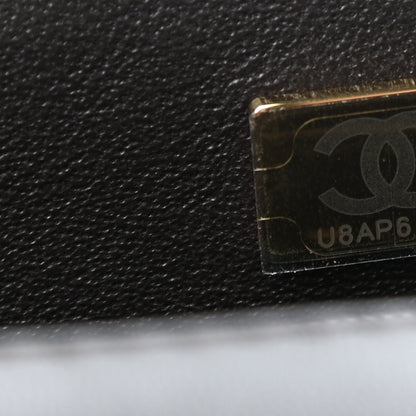 Chanel Lambskin Quilted Mini Rectangular Flap Dark Brown 7 of 11