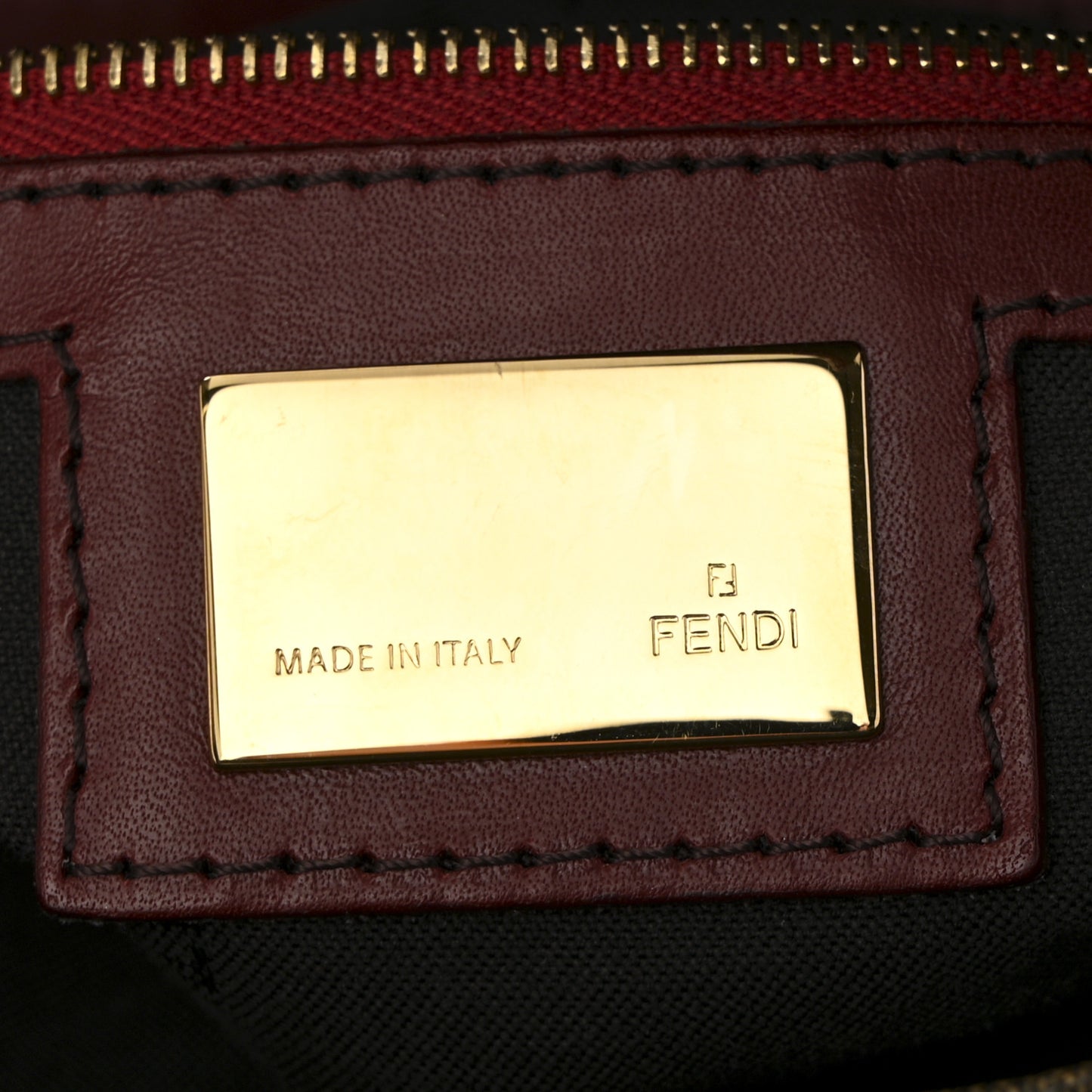 Lambskin Woven Baguette Red