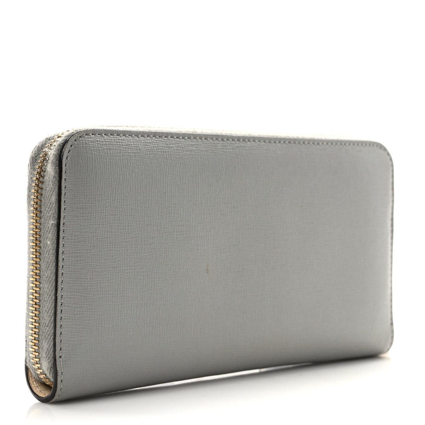 Vitello Elite Monster Eyes Studded Zip Around Wallet Ghiaccio Black Multicolor