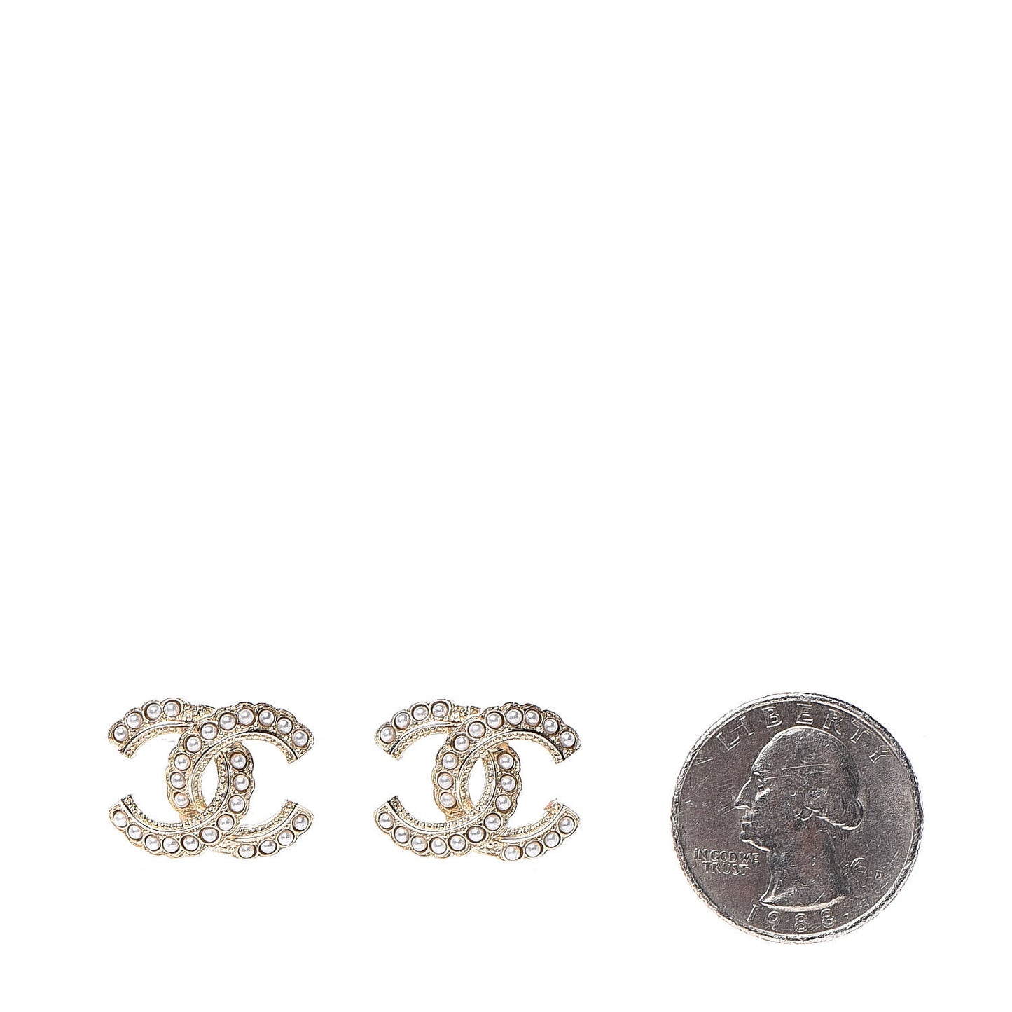 Pearl Queen of France CC Earrings Gold