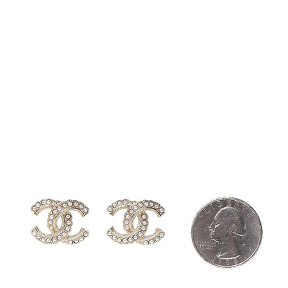 Chanel Pearl Queen of France CC Earrings Gold 2 of 5
