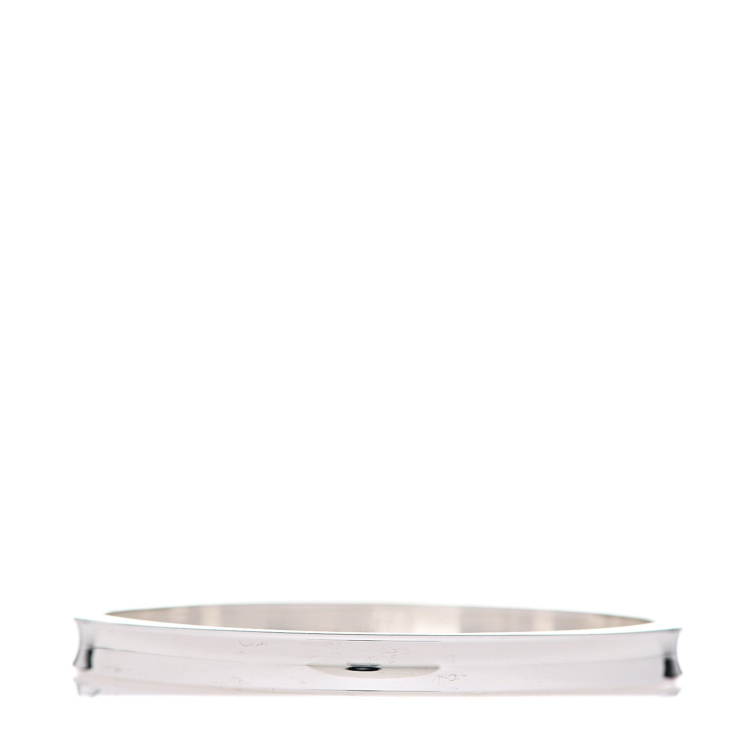 Tiffany Sterling Silver Narrow 1837 Bangle Bracelet 2 of 3