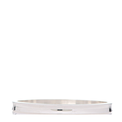 Tiffany Sterling Silver Narrow 1837 Bangle Bracelet 2 of 3