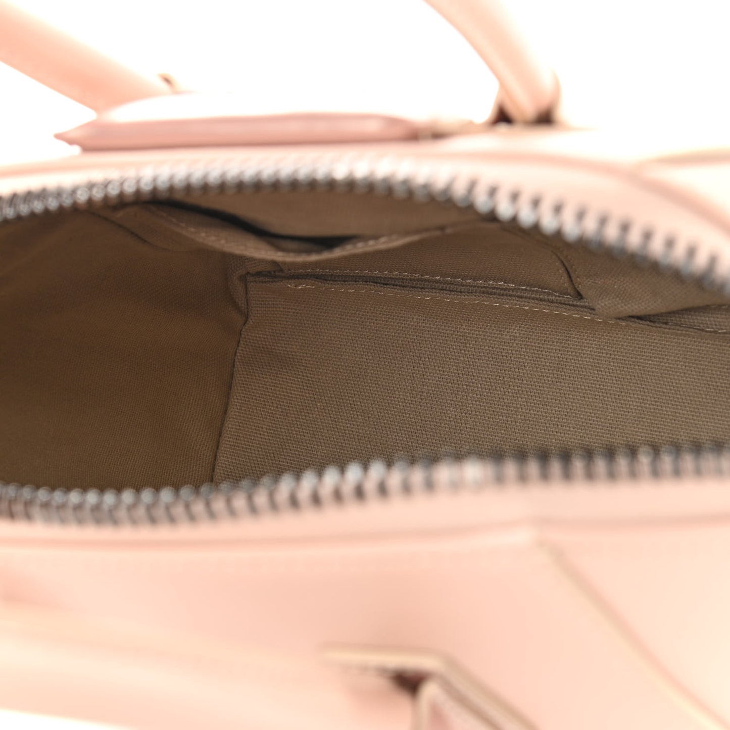 Metallic Calfskin Mini Antigona Light Pink