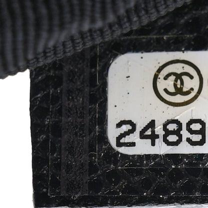 Chanel Caviar Chevron Quilted Small Ancient Greek Charms Cosmetic Case Black 7 of 7