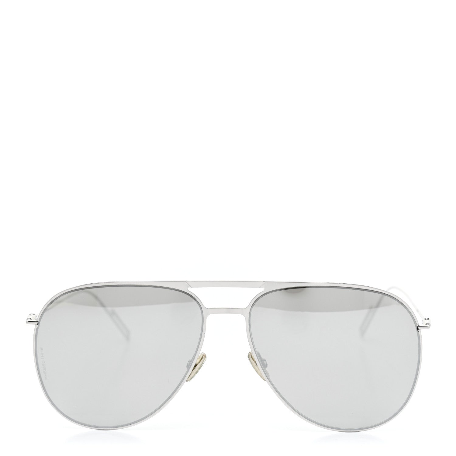 Christian Dior Homme Mens Aviator Sunglasses Silver 2 of 8