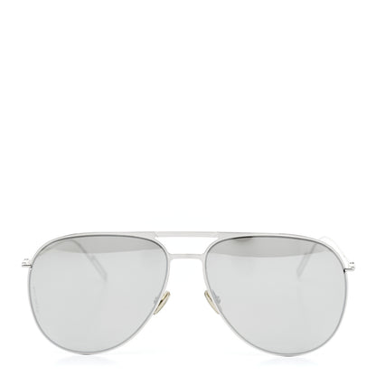 Christian Dior Homme Mens Aviator Sunglasses Silver 2 of 8