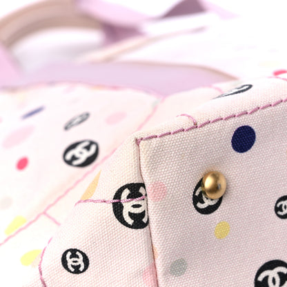 Chanel Canvas CC Print Tote Multicolor 8 of 17